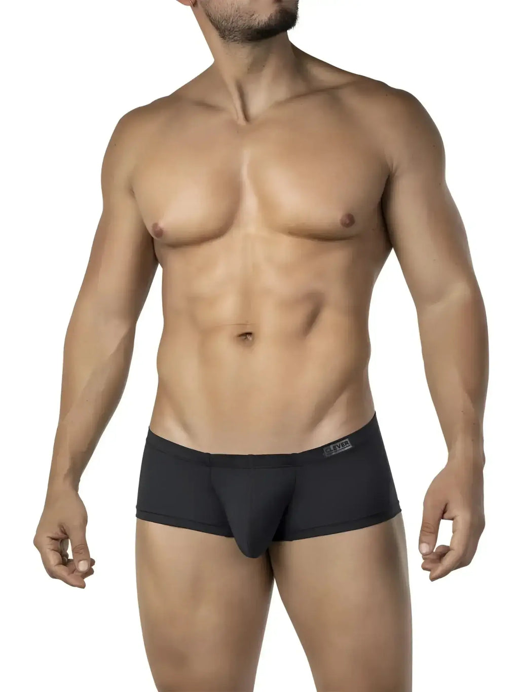 Clever 26068 3pk australian latin trunks black men’s briefs with sleek form-fitting design and subtle waistband logo