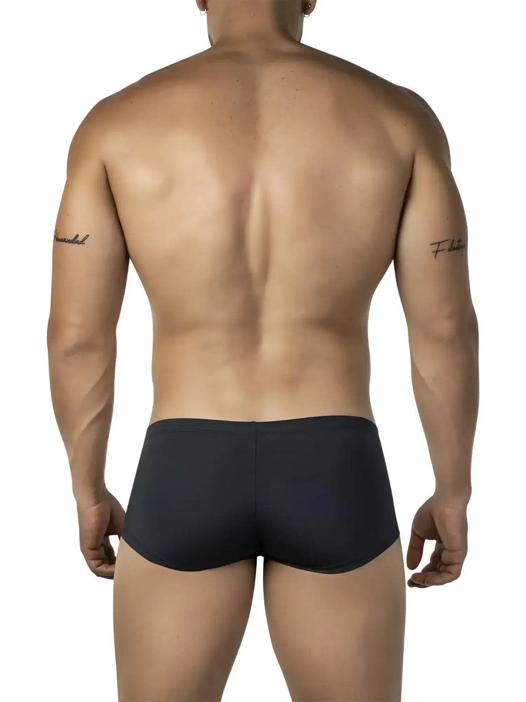 Black clever 26068 australian latin trunks with form-fitting stretchy fabric and sleek design in multi-colored pack
