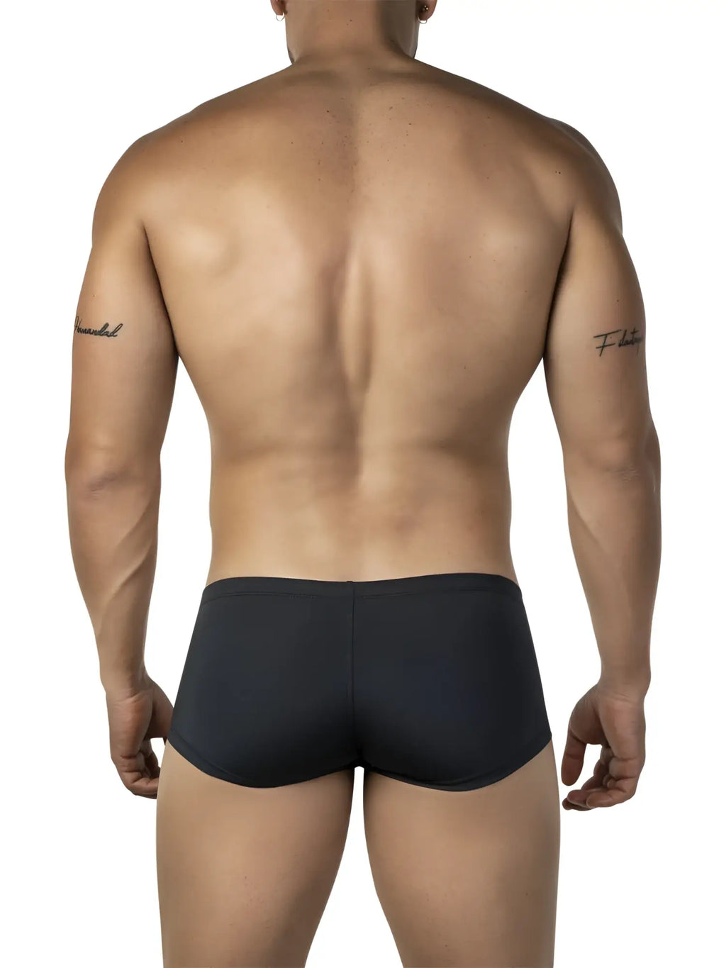 Black clever 26068 australian latin trunks with form-fitting stretchy fabric and sleek design in multi-colored pack