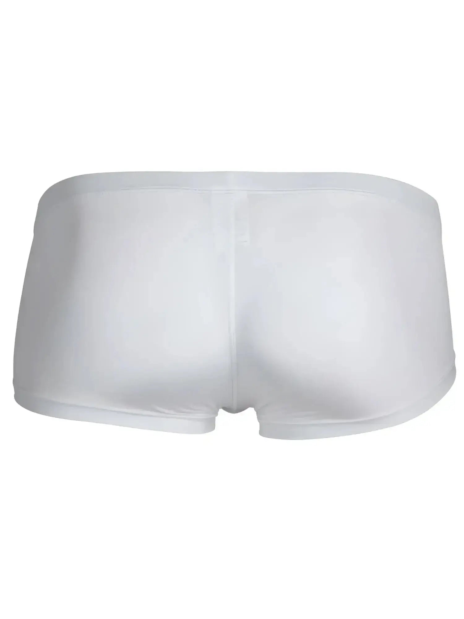 White seamless clever 26068 australian latin trunks with smooth texture and elastic waistband in multi-colored pack