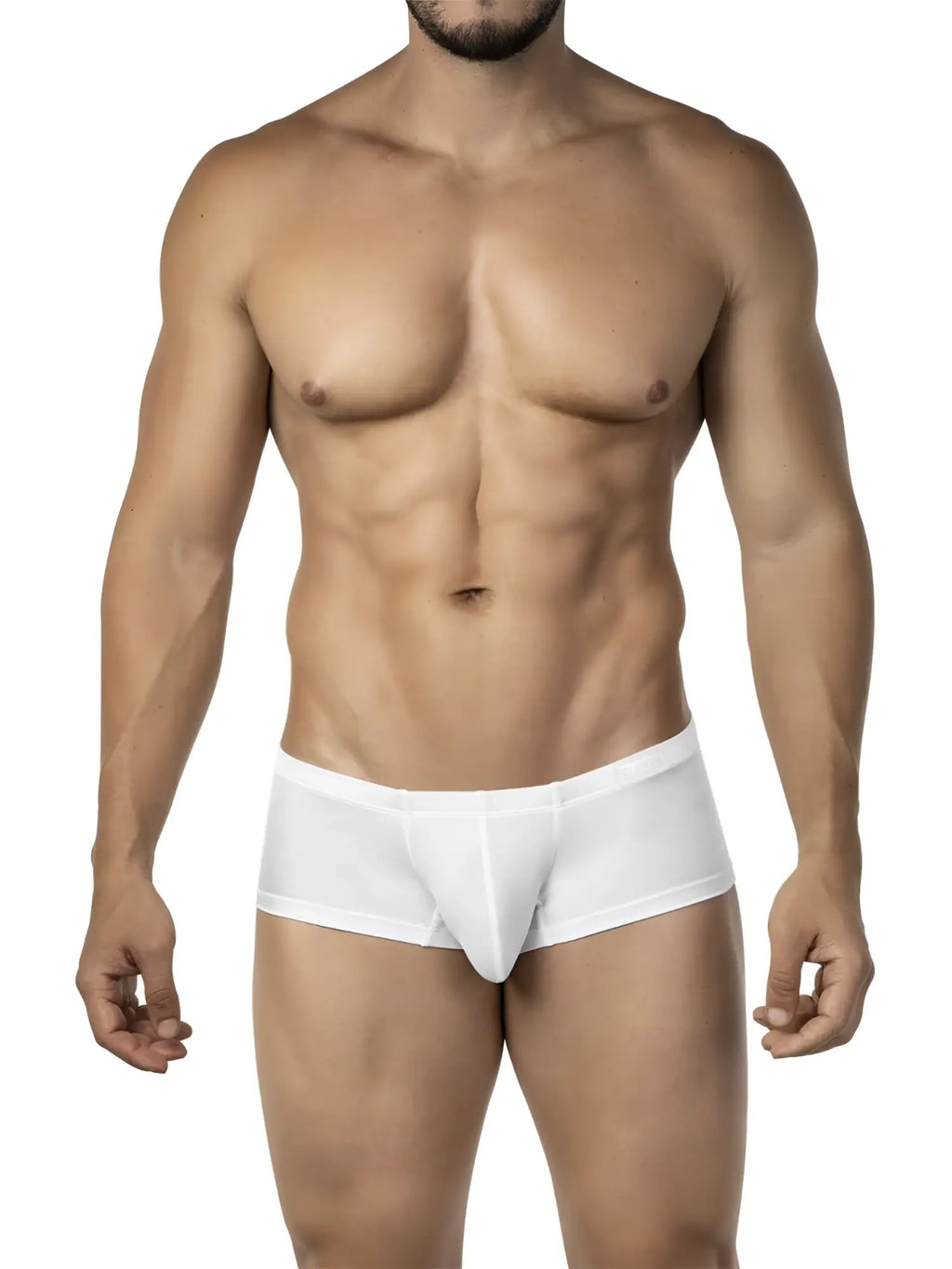 White men’s briefs clever 26069 3pk australian latin trunks multi-colored with smooth form-fitting design