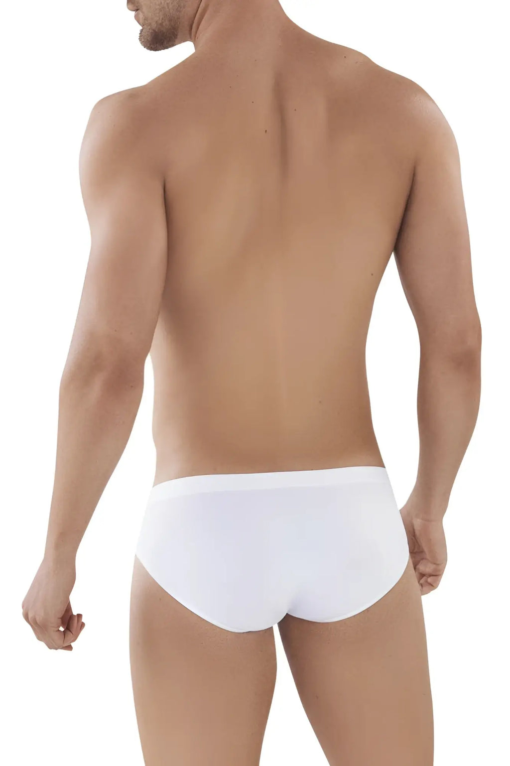 White clever 519940 briefs with smooth form-fitting design in black and white for comfortable everyday wear