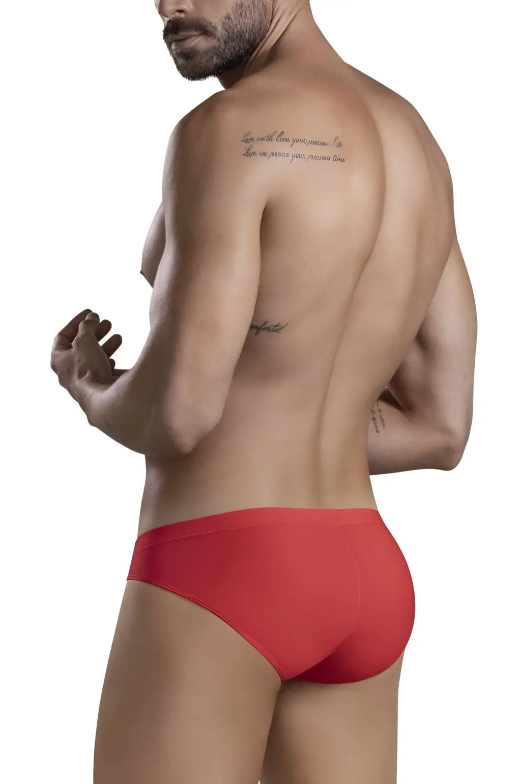 Red men’s briefs from clever 519967 7pk multi-colored cotton blend for comfortable everyday wear