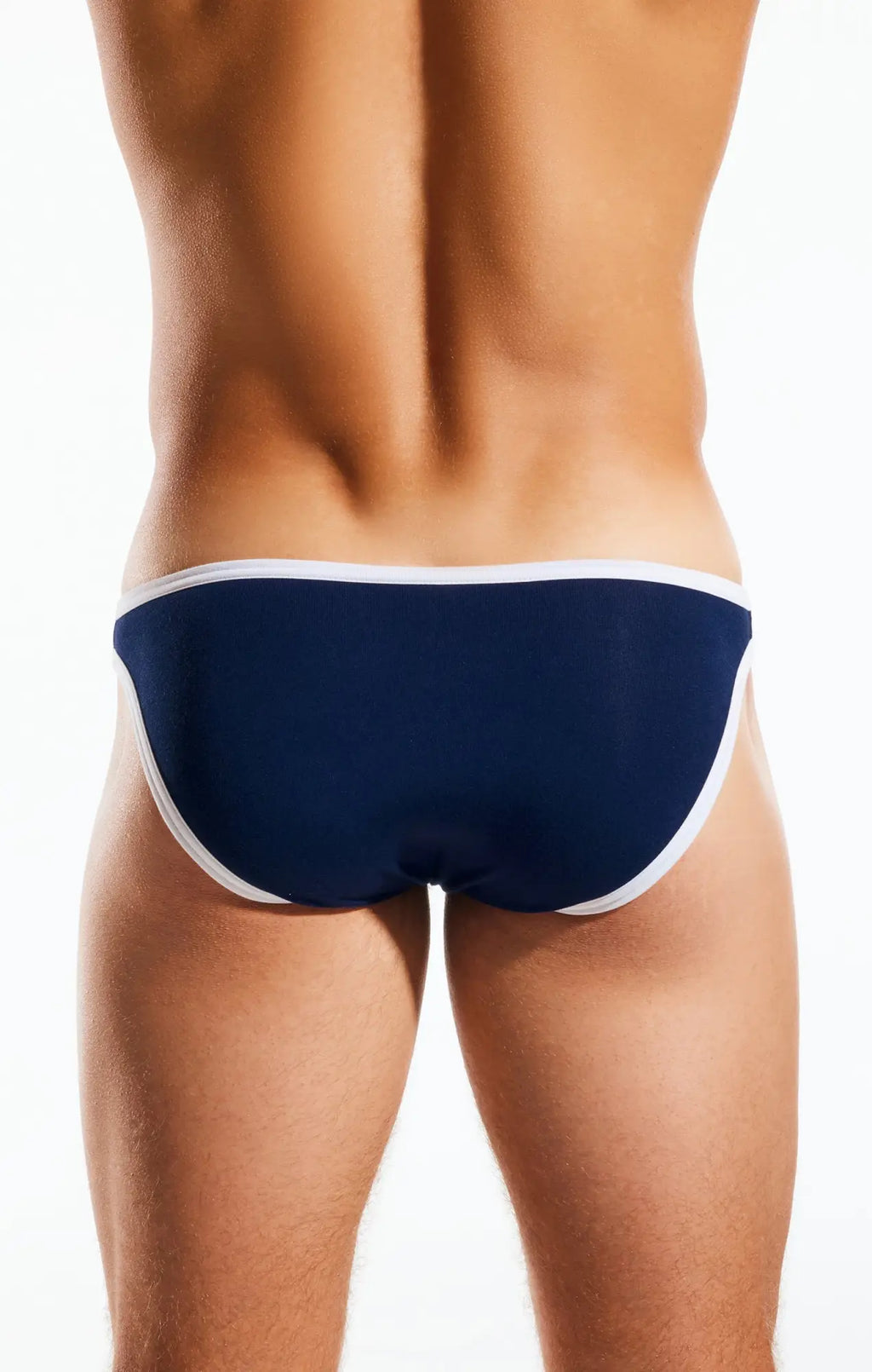 Navy blue cocksox cx01bb briefs with white trim made from soft fabric for comfortable everyday wear