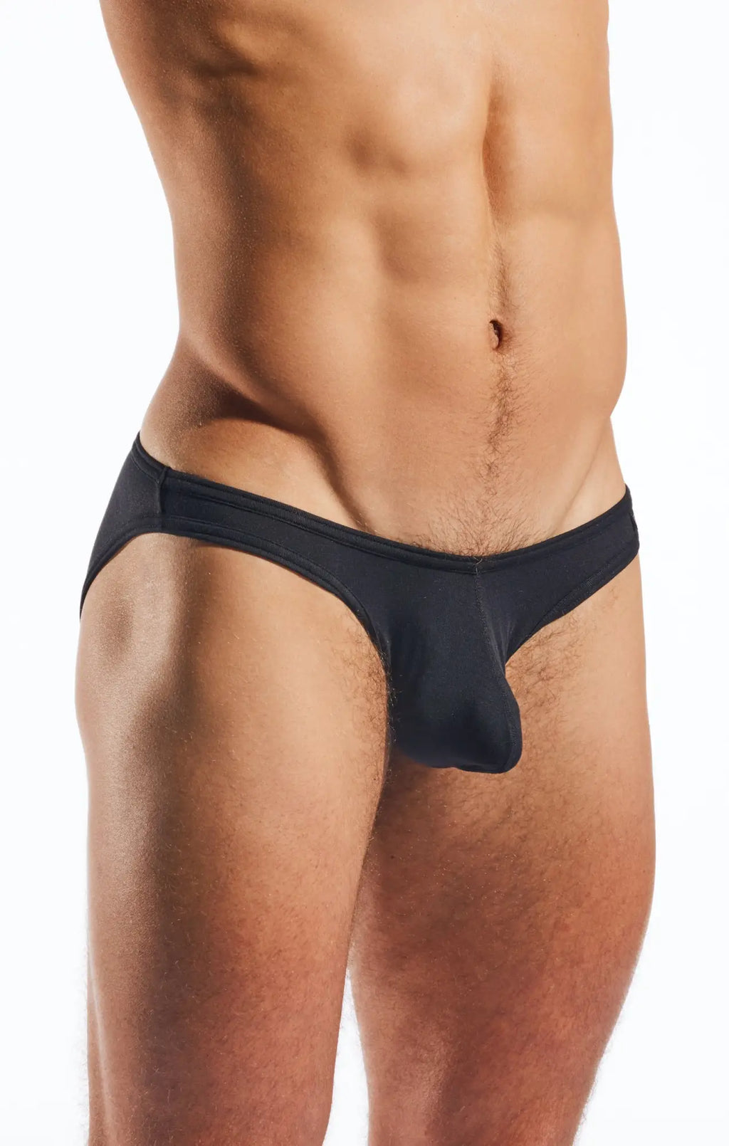 Black cocksox cx01md brief with smooth seamless design made for comfortable form-fitting wear