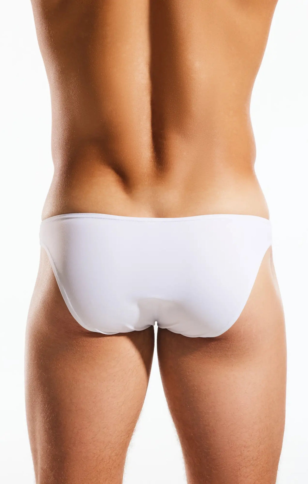 White sleek minimalist cocksox cx02 swim brief with smooth form-fitting design for comfortable swimwear use