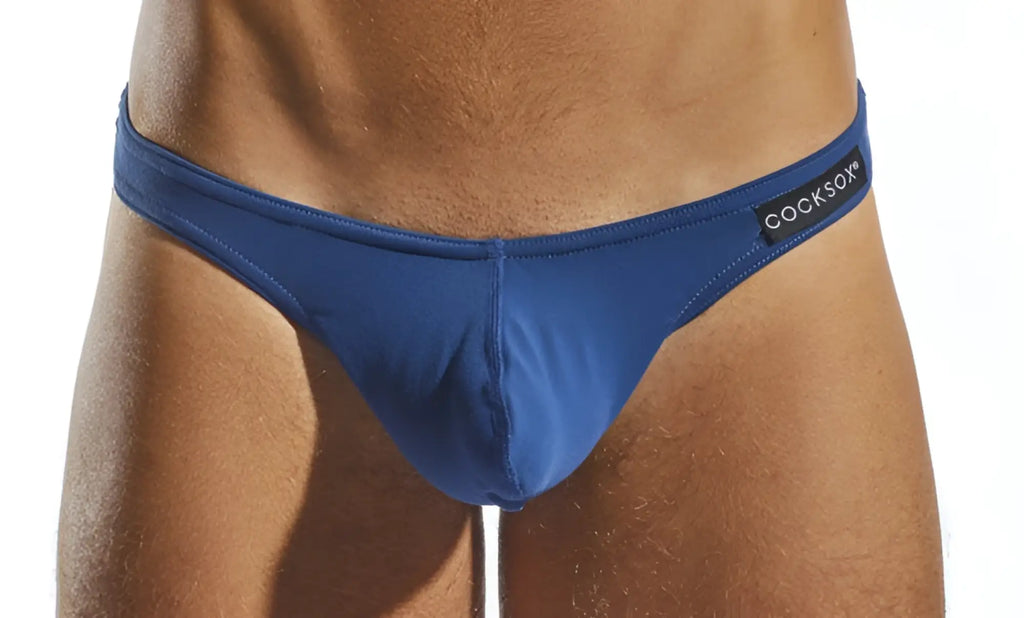 Blue cocksox cx05 thong with smooth form-fitting design for comfortable everyday wear