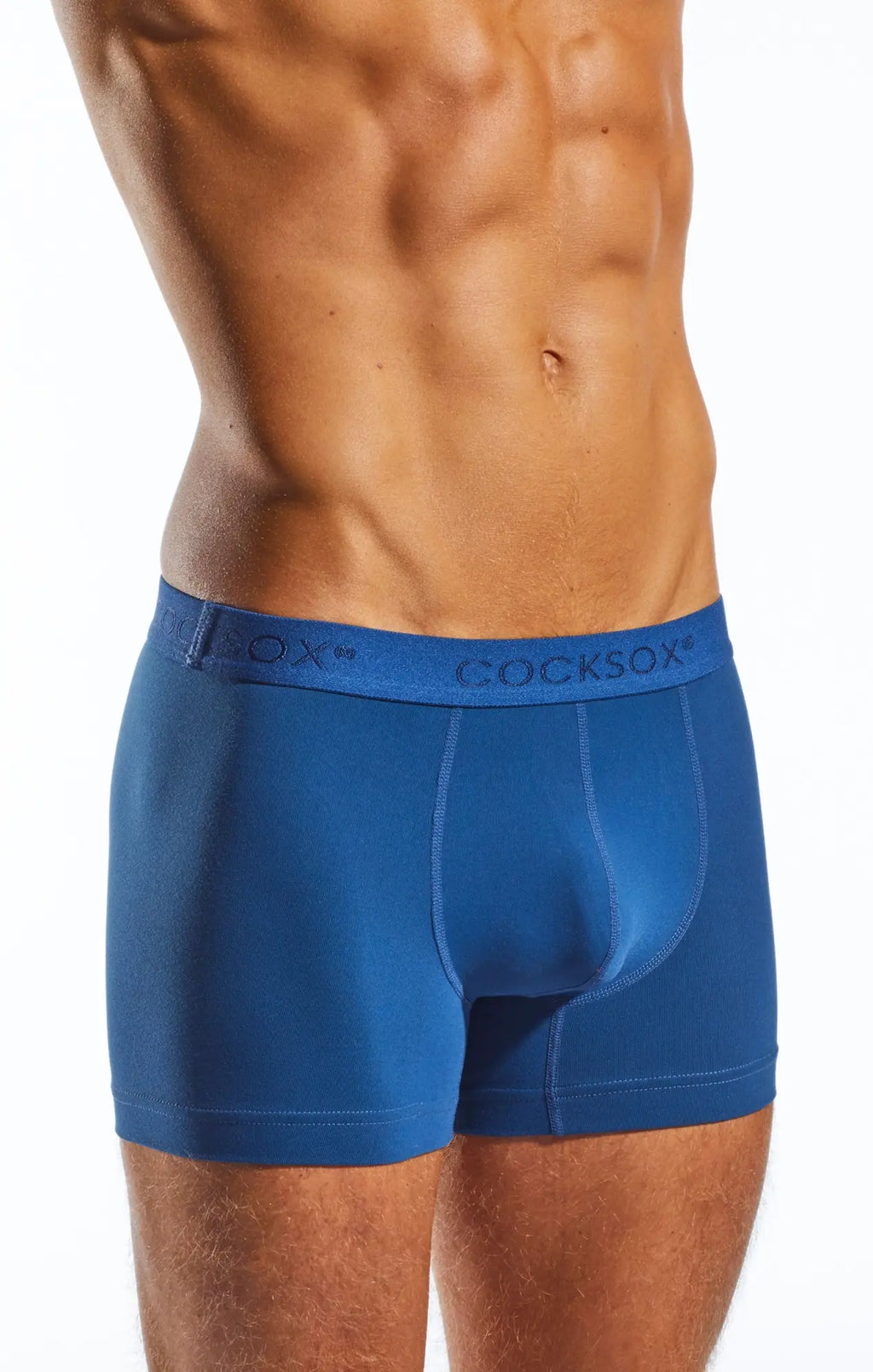 Blue cocksox cx12 boxer briefs with snug fit and elastic waistband for comfortable all-day wear