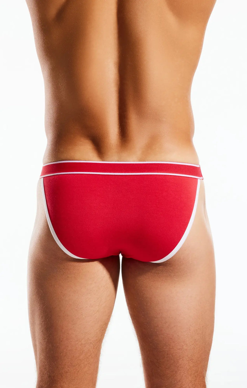 Red briefs with white trim cocksox cx16bb bikini brief designed for comfort and support