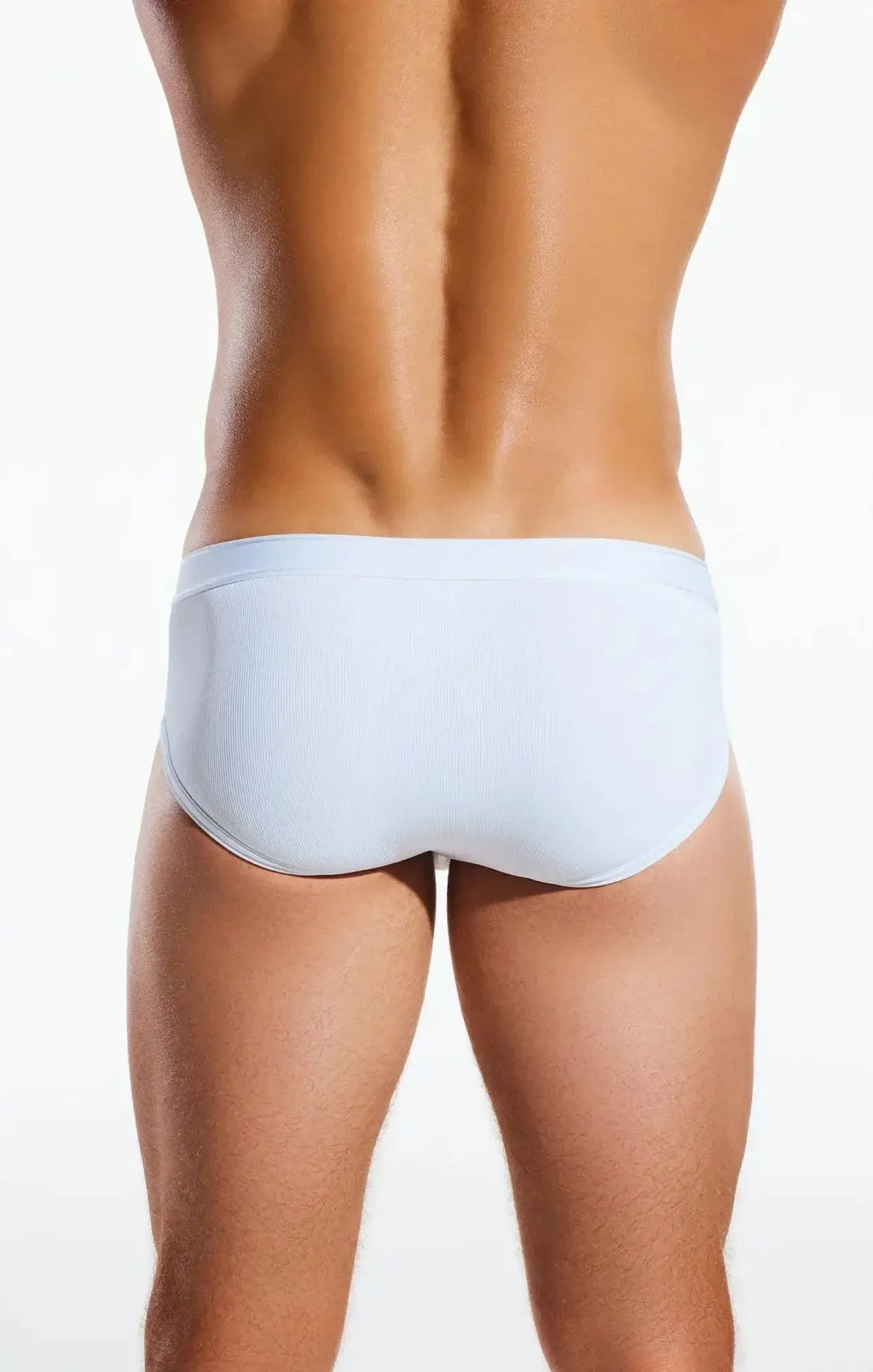 White ribbed brief cocksox cx76br sports brief made from breathable fabric for active wear