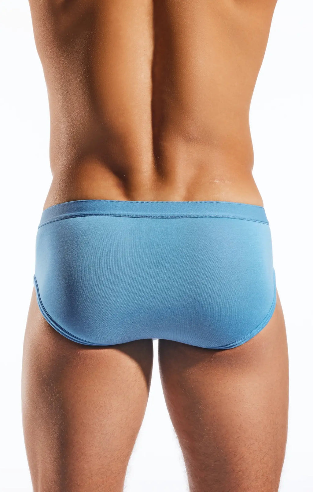 Light blue Cocksox CX76MD sports brief with smooth stretchy fabric and minimalist form-fitting design