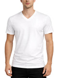 White v neck cotton t shirt made from soft breathable fabric perfect for casual everyday wear