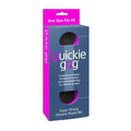 Creativec quickie gag super strong silicone mouth bit in vibrant pink and navy blue packaging for restraint play