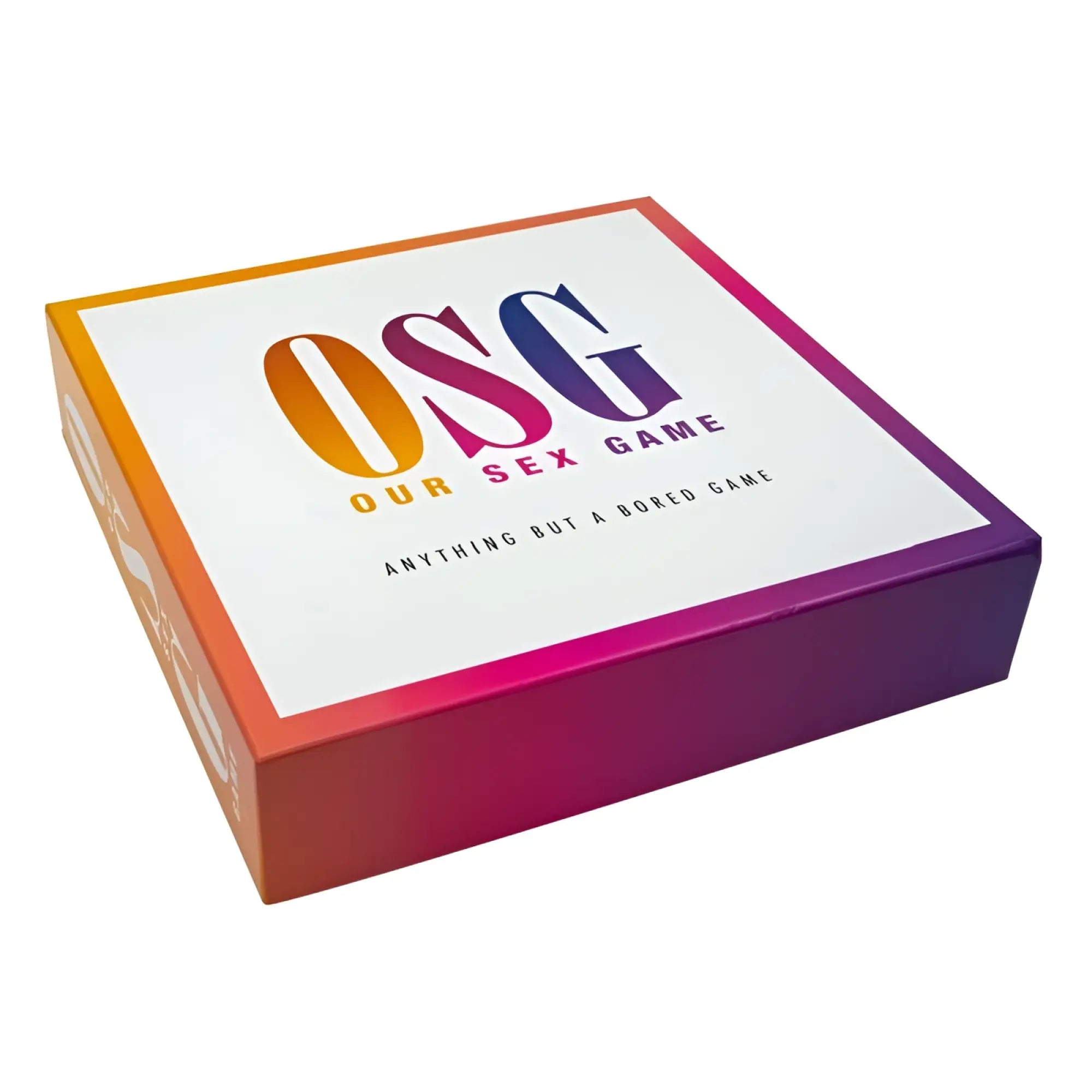 CreativeC our sex game box with colorful gradient edges bold rainbow lettering and playful design for couples fun