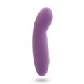 Creativec skins touch the glee spot smooth solid purple silicone toy with curved ergonomic design