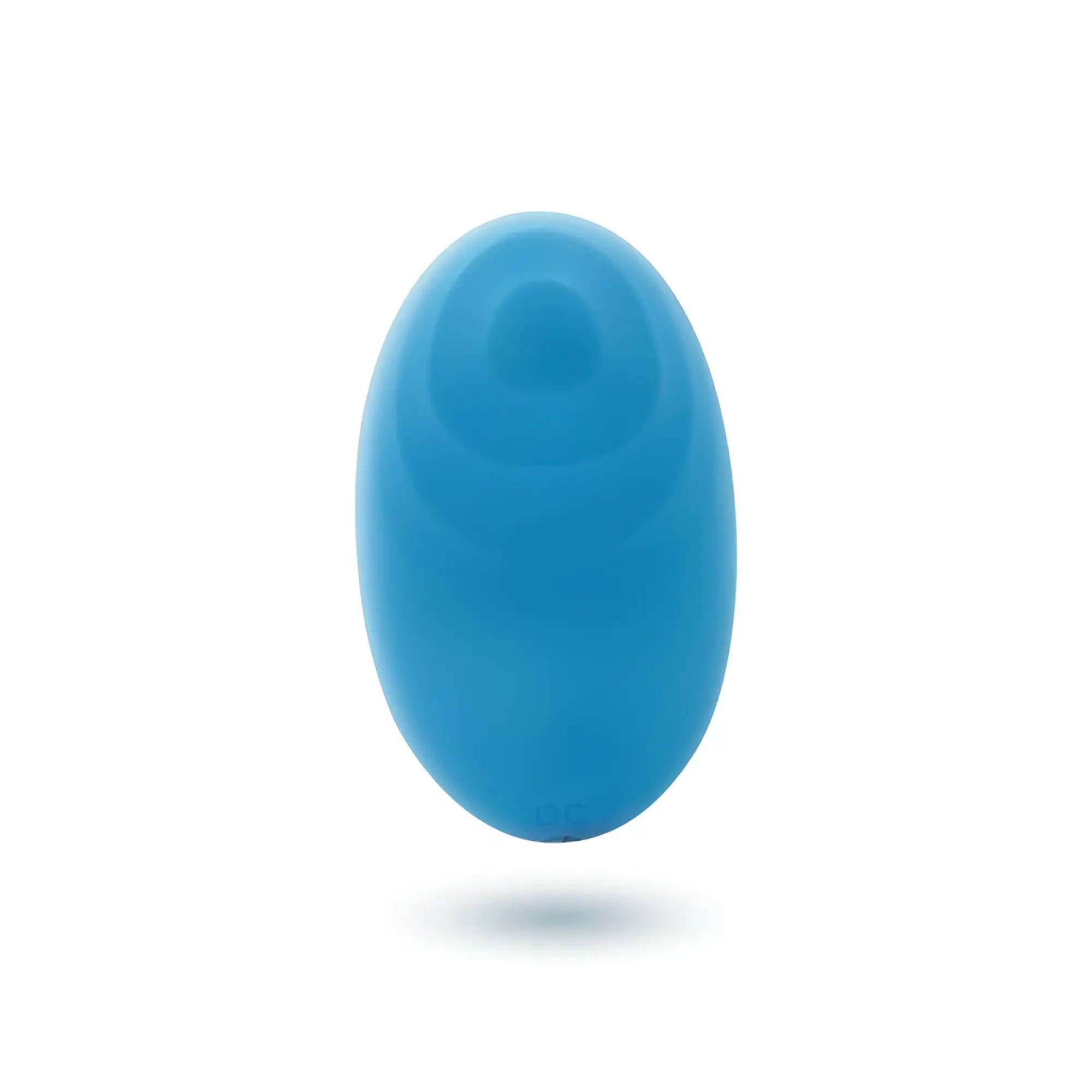 CreativeC skins touch the pebble sleek blue oval silicone vibratory device with smooth matte finish