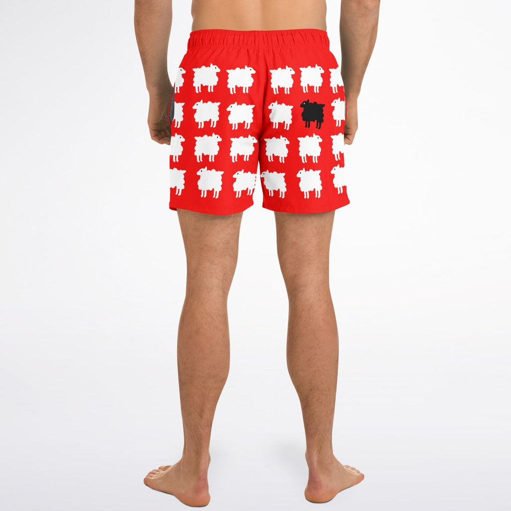 Maris Equi Black Sheep Diana Inspired Men's Swim Shorts / Trunks