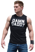 Ajaxx63 Daddy Graphic Sleeveless T-Shirt - Athletic Fit