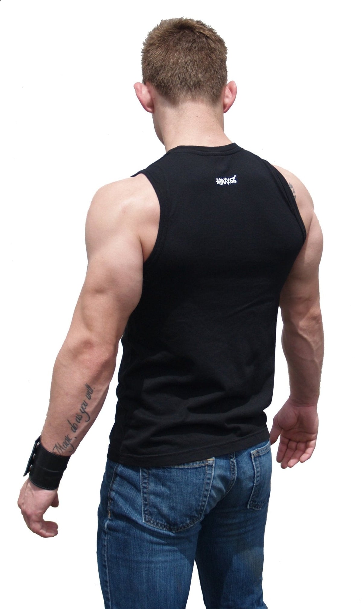 Ajaxx63 Daddy Graphic Sleeveless T-Shirt - Athletic Fit
