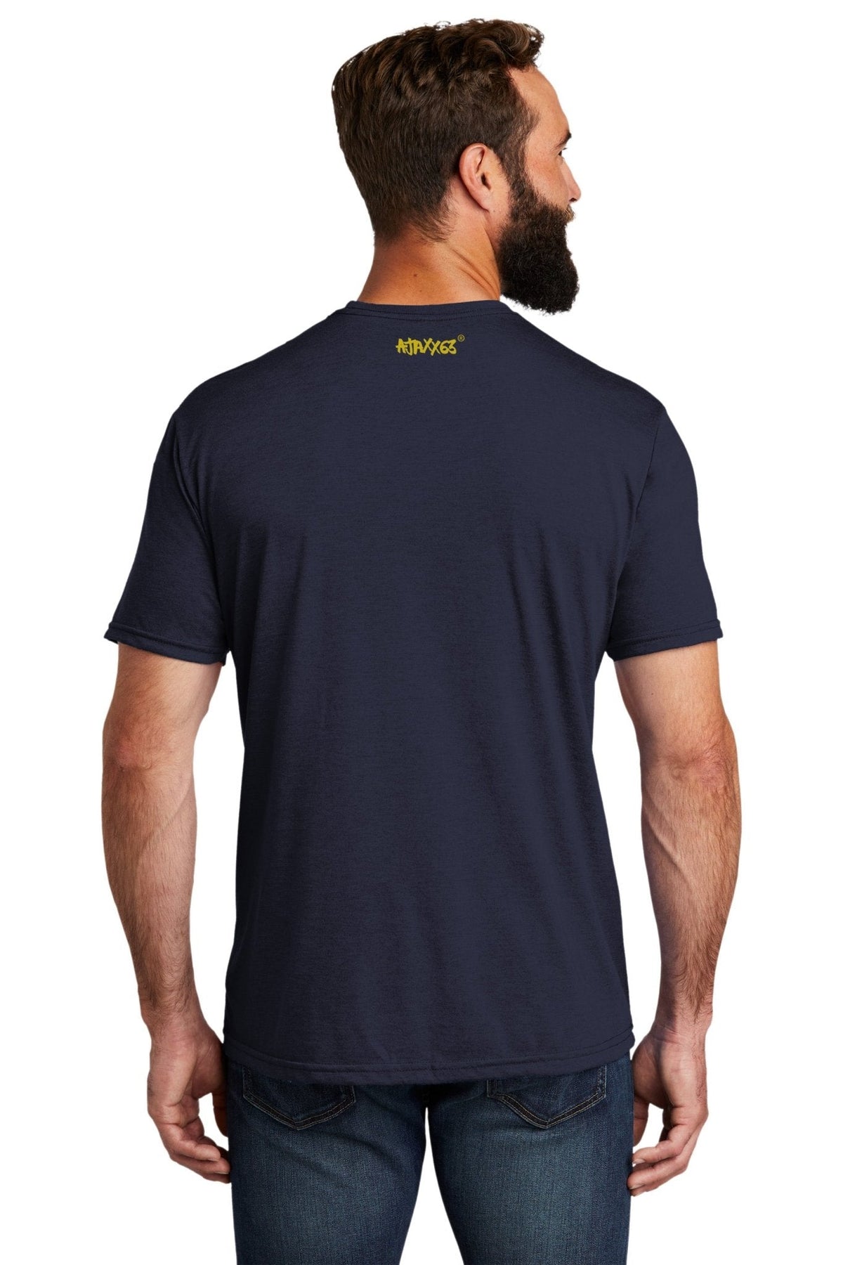 Ajaxx63 Daddy Graphic T-Shirt - Navy Tri-Blend