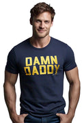Ajaxx63 Daddy Graphic T-Shirt - Navy Tri-Blend