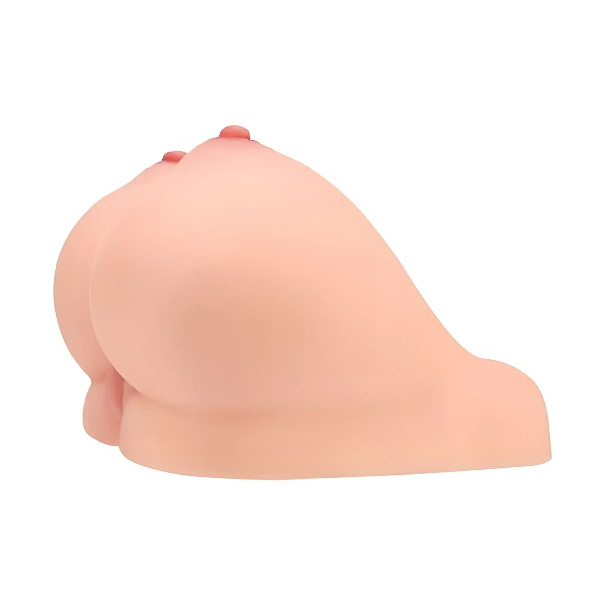 Daytona dolls alisha pink silicone butt plug with realistic contours and subtle red nub details for intimate use