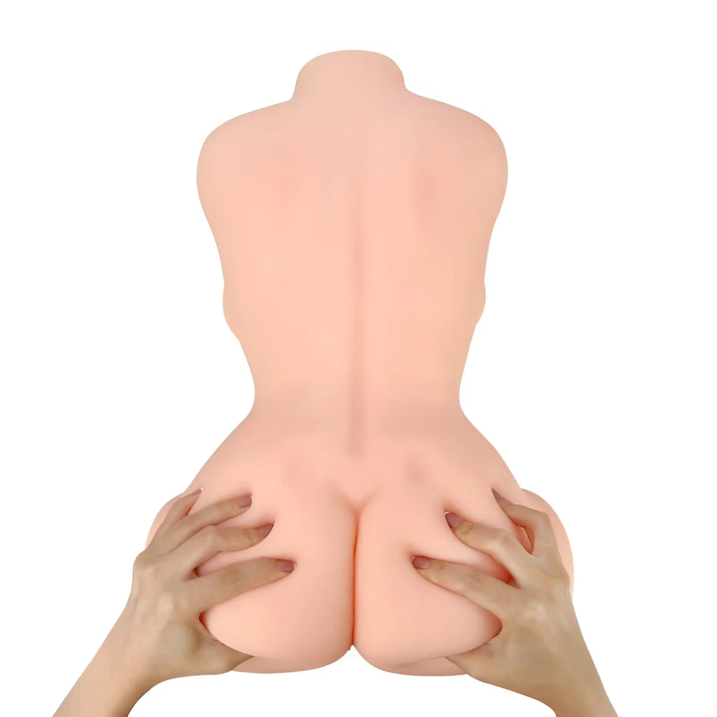 Pink silicone adult toy daytona dolls love torso samantha with realistic human-like contours and smooth lifelike texture
