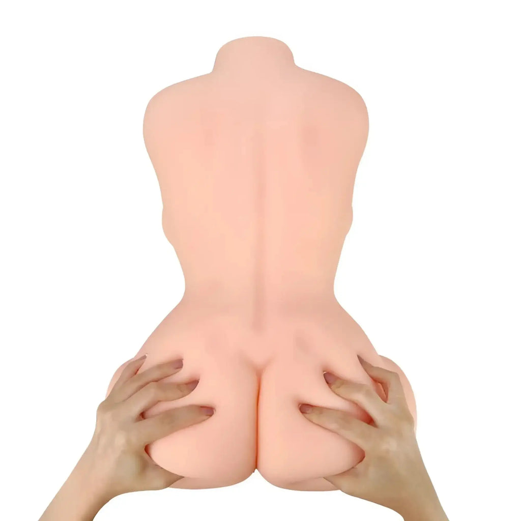Pink silicone adult toy daytona dolls love torso samantha with realistic human-like contours and smooth lifelike texture
