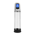 Daytona luxury usb lcd auto-pump clear transparent cylindrical vacuum pump with digital display and black base