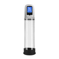 Daytona luxury usb lcd auto-pump clear transparent cylindrical vacuum pump with digital display and black base