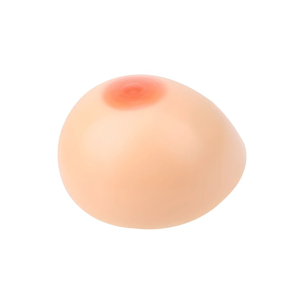 Beige silicone breast form with subtle pinkish red areola self adhesive 500g for 80g to 110g cup size daytona