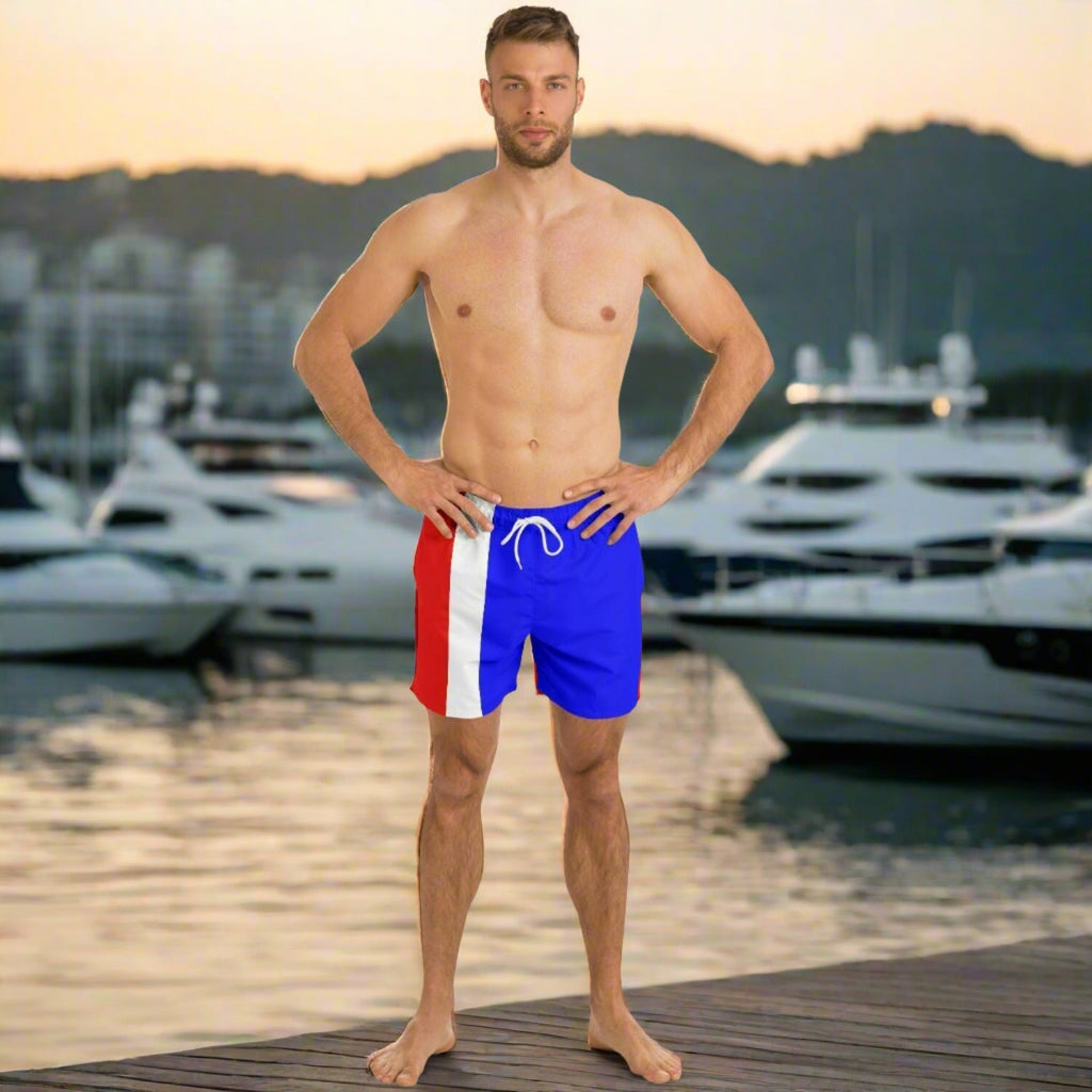 Maris Equi Signals Nautical Inspired Men's Swim Shorts - THREE