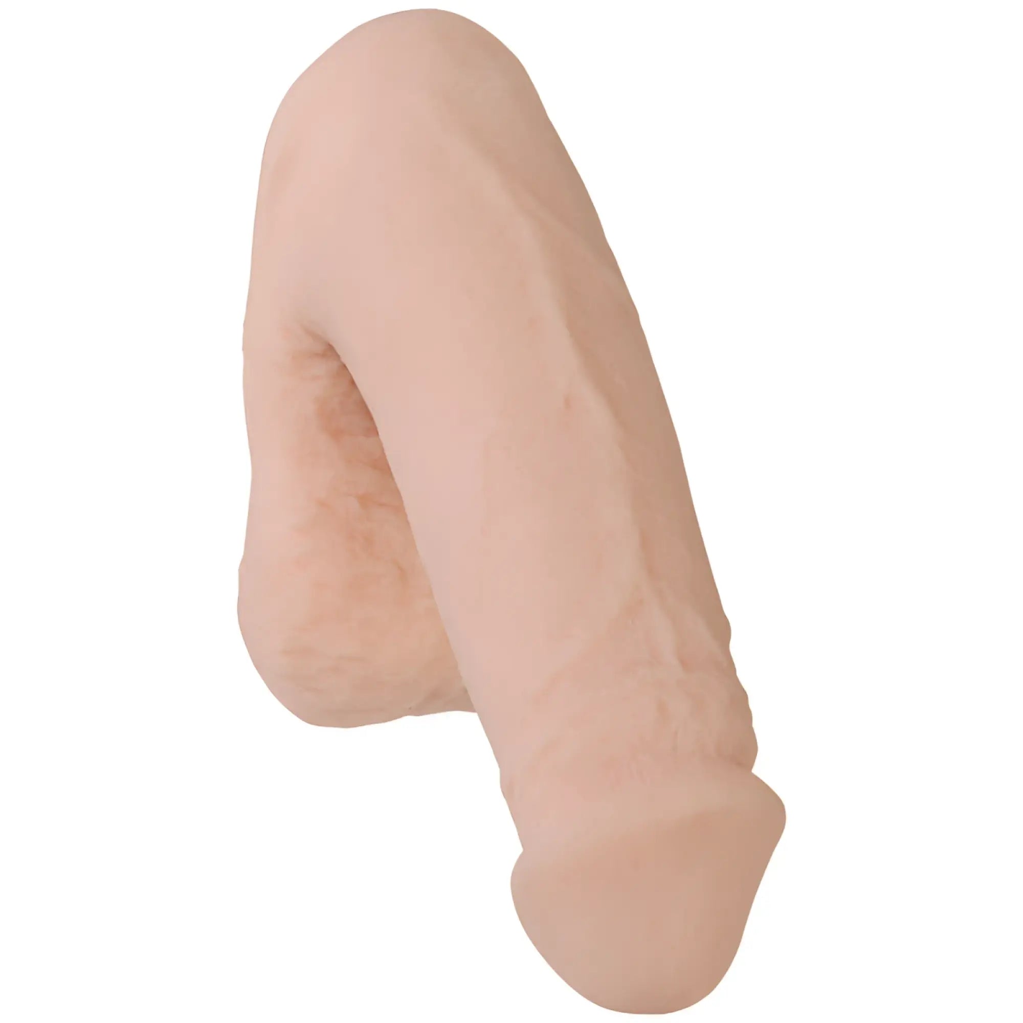 Beige silicone realistic male genital model doc johnson pack it heavy white for lifelike use and display