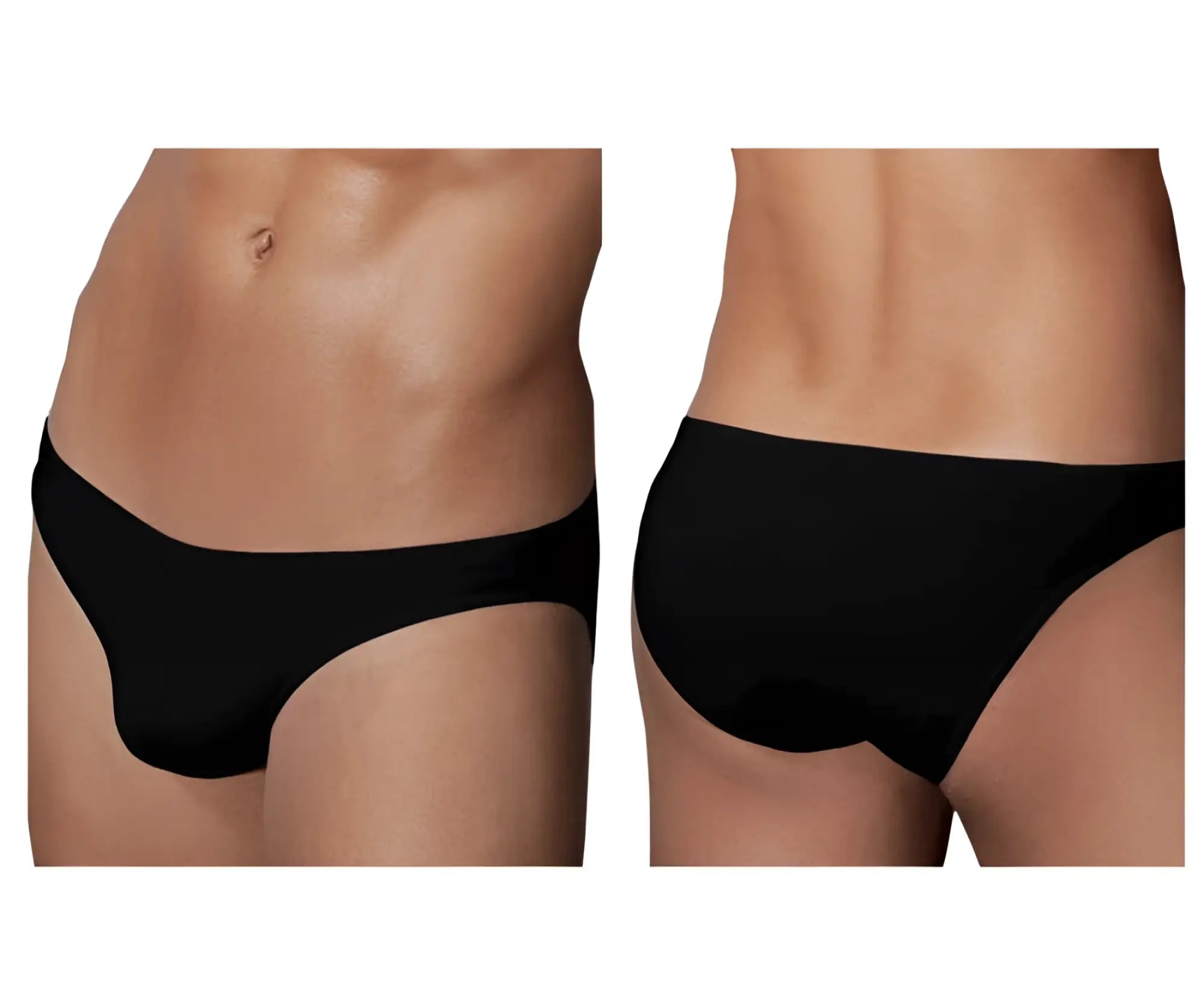 Black doreanse 1281 blk hang loose bikini brief with smooth form fitting fabric for comfortable everyday wear