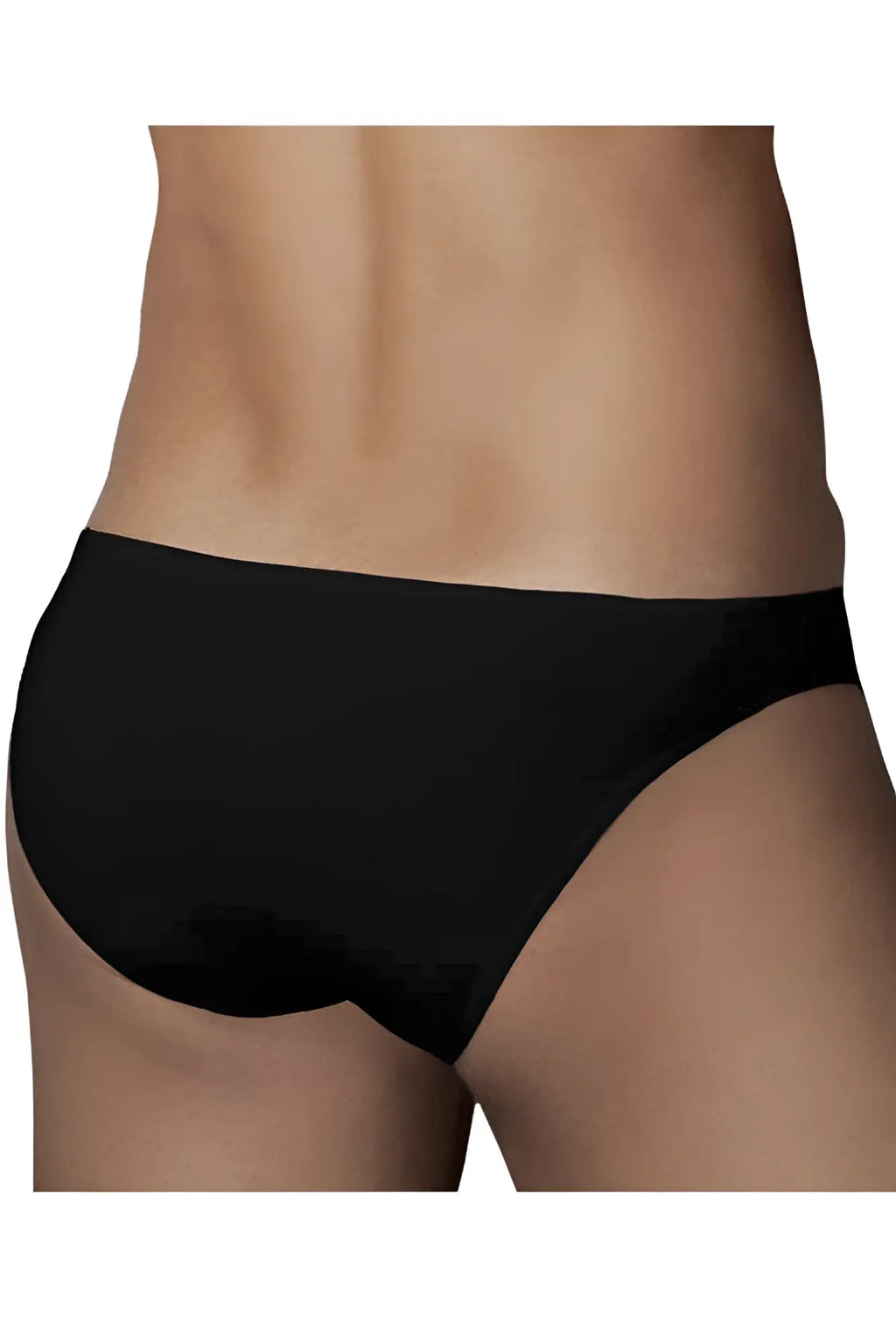 Doreanse 1281-blk hang-loose bikini briefs in black with a smooth form-fitting design for everyday comfort