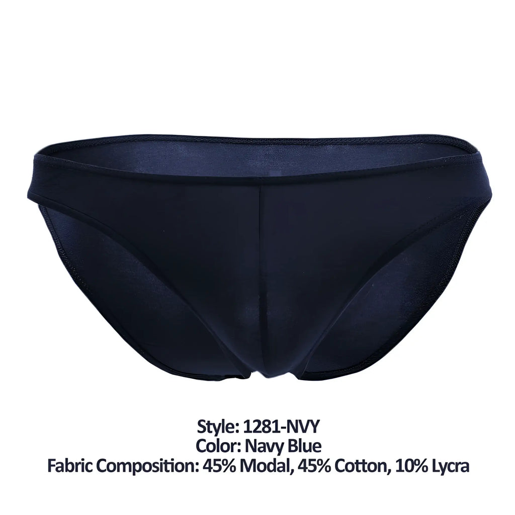 Navy blue doreanse 1281 nvY hang-loose bikini briefs made from 45% modal 45% cotton and 10% lycra blend