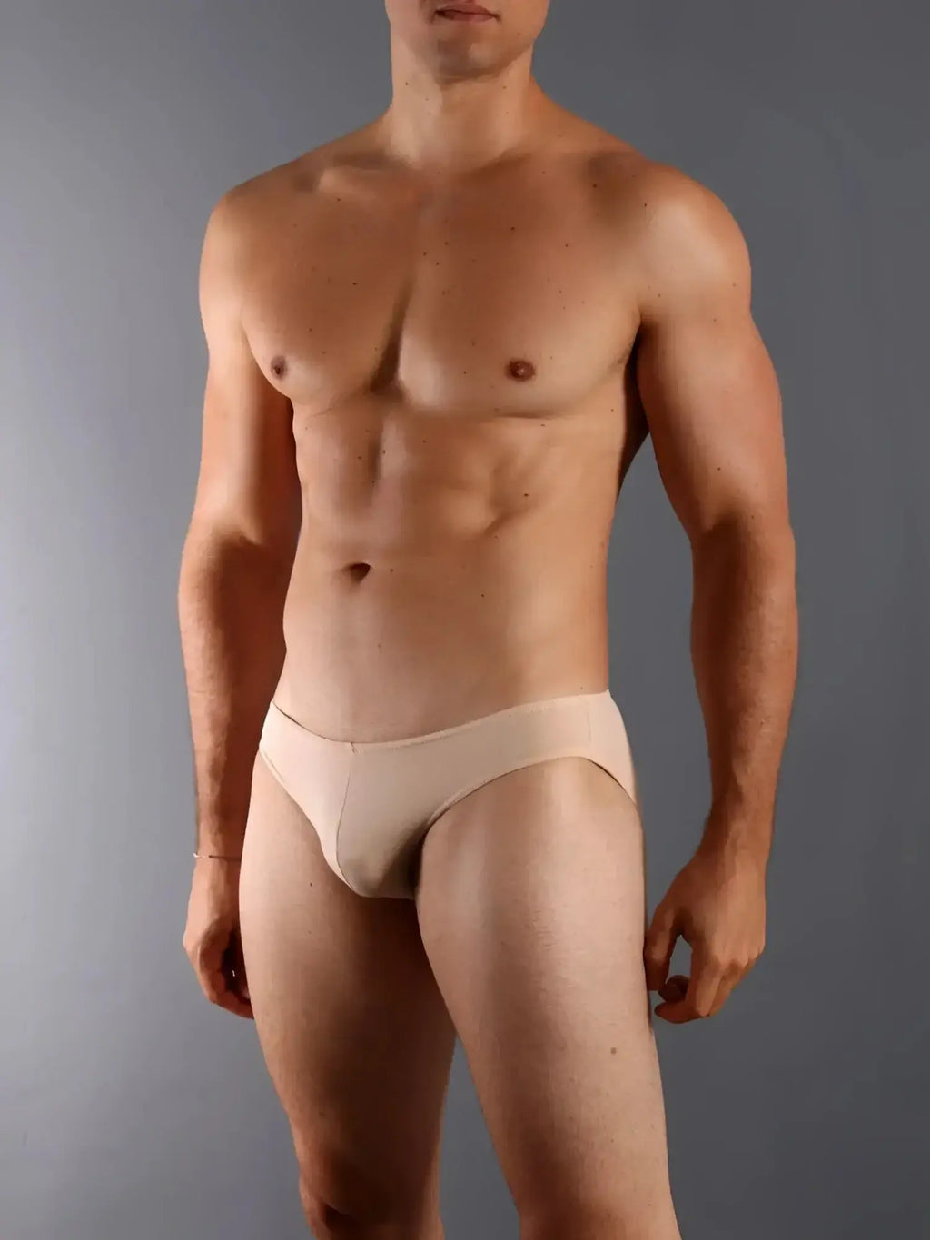 Beige tan doreanse 1281 hang-loose bikini brief with smooth seamless design and form-fitting fabric