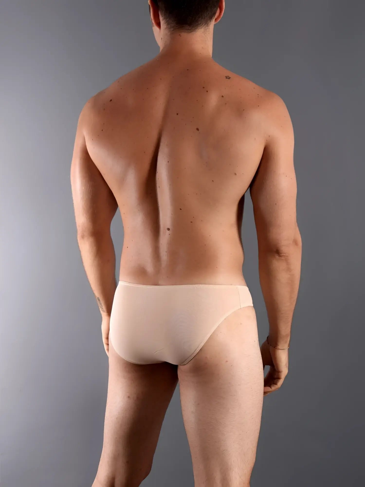 Beige seamless briefs doreanse 1281-tan hang-loose bikini brief in tan color designed for comfort and style