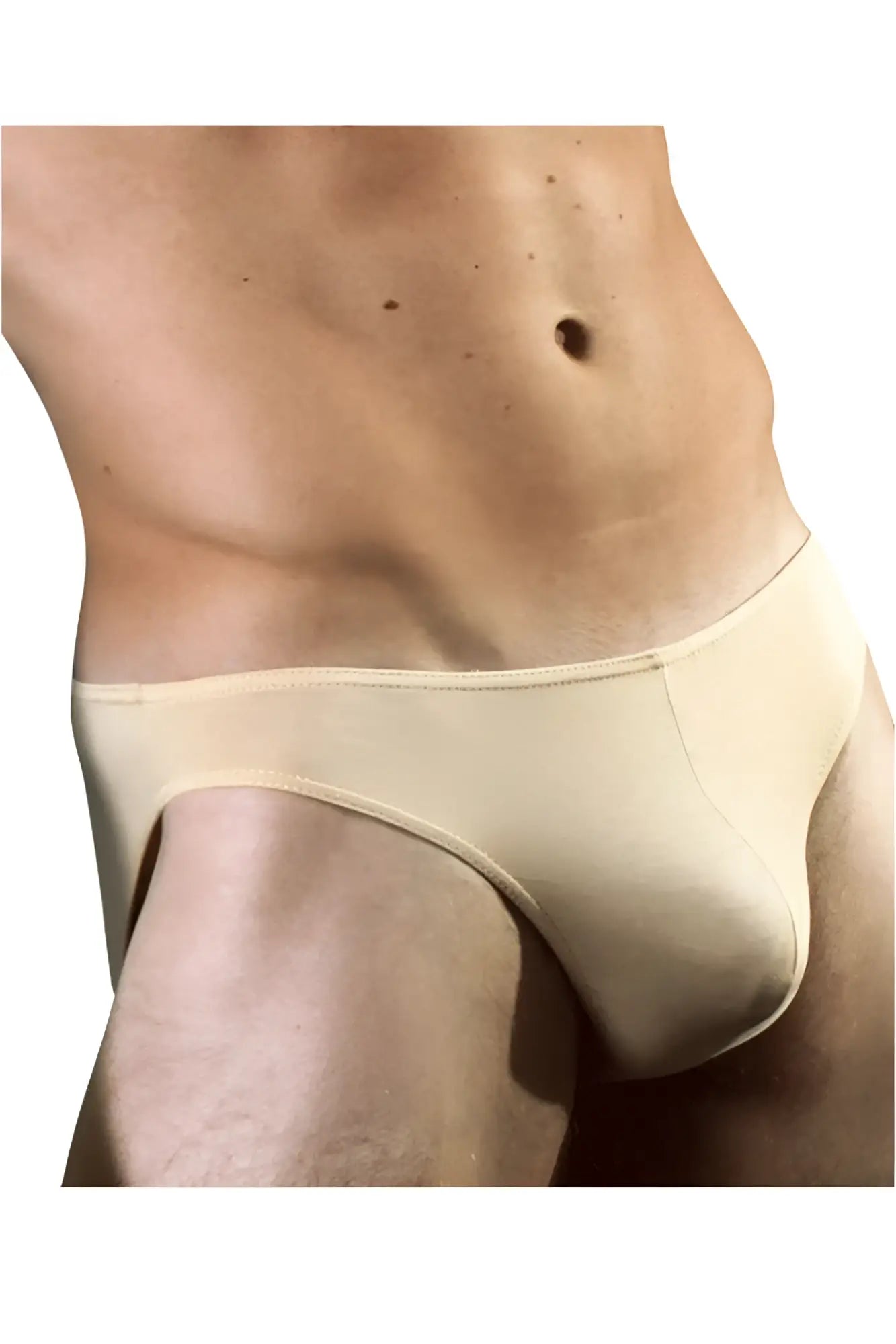 Tan doreanse 1281 hang-loose seamless briefs with a smooth, form-fitting design for comfortable everyday wear