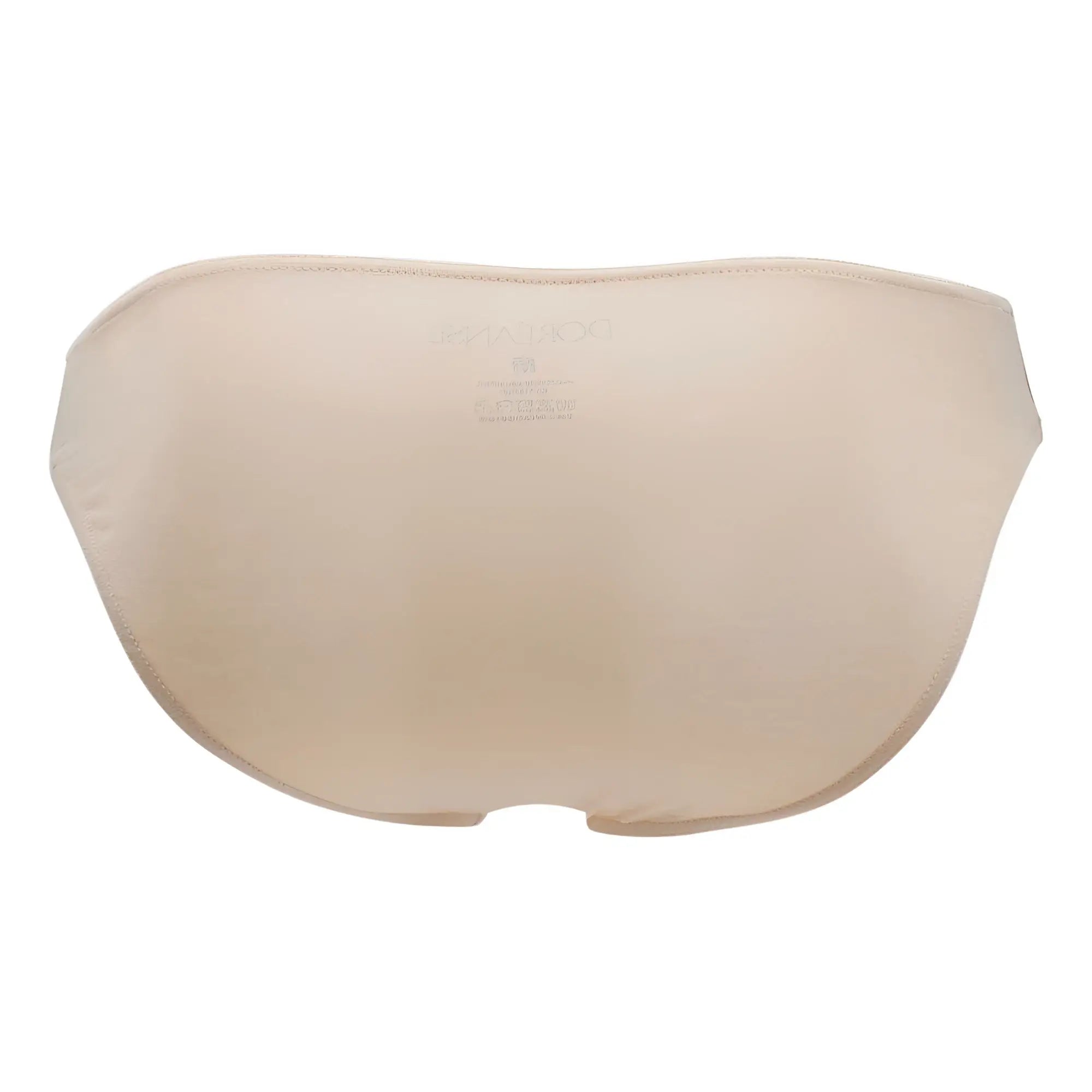 Tan doreanse 1281 seamless hang-loose bikini brief with smooth stretchy fabric finish visible from the back side
