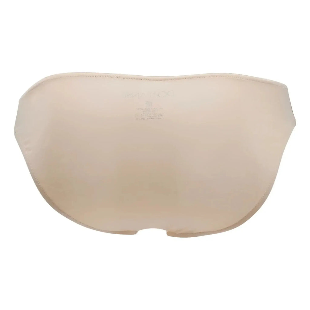 Tan doreanse 1281 seamless hang-loose bikini brief with smooth stretchy fabric finish visible from the back side