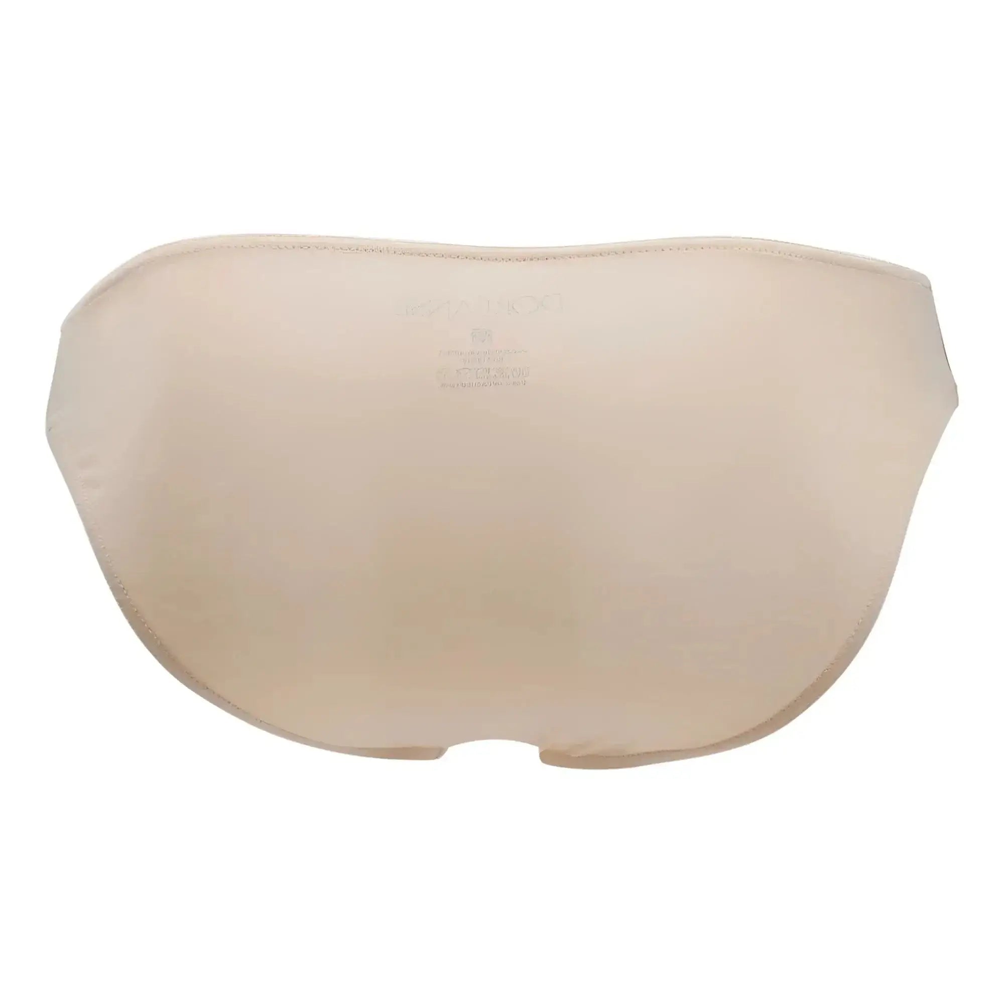 Tan doreanse 1281 seamless hang-loose bikini brief with smooth stretchy fabric finish visible from the back side