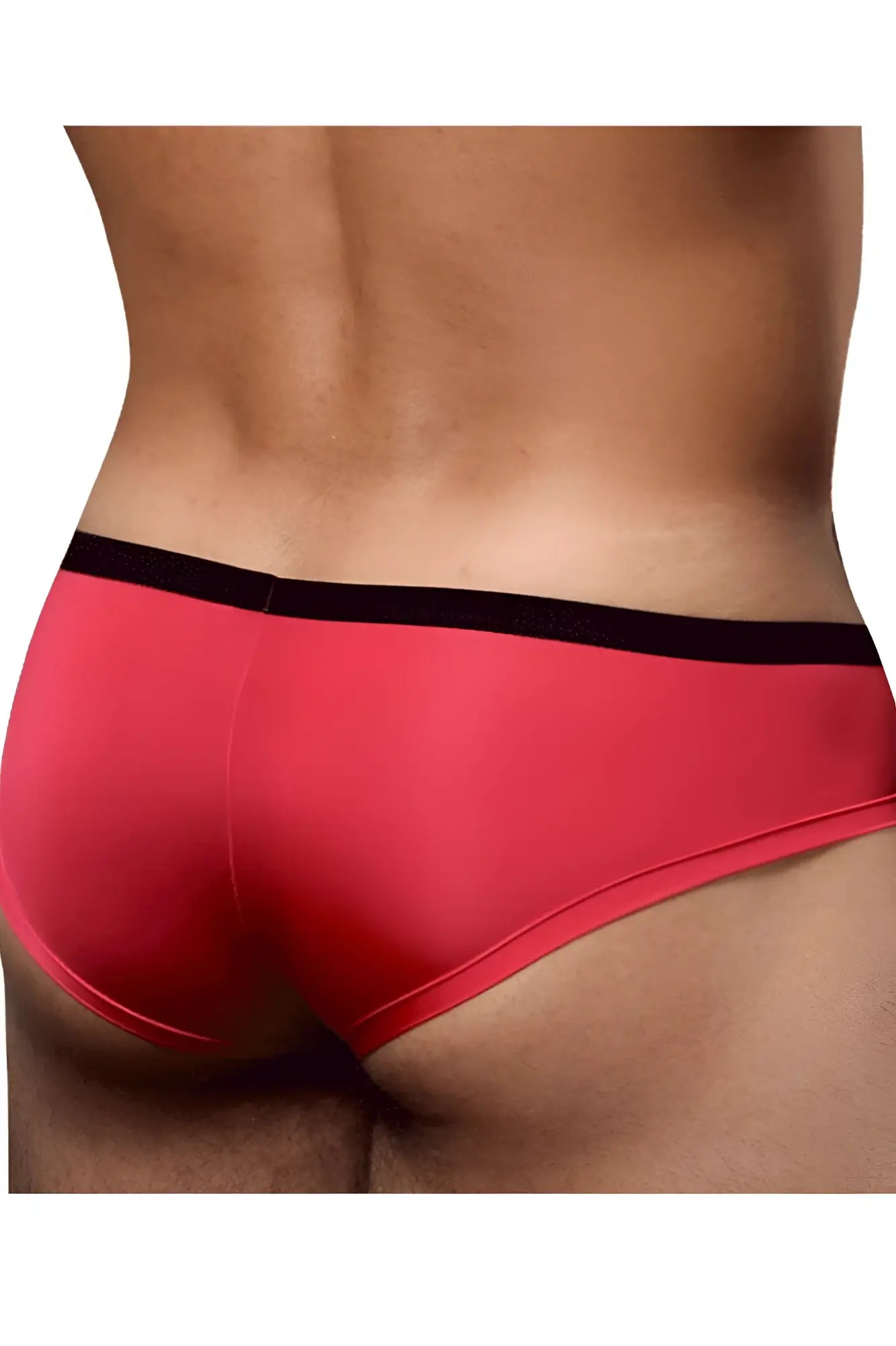 Doreanse 1377-FUC boost cheeky brief in fuchsia with black waistband featuring a comfortable stretch fabric