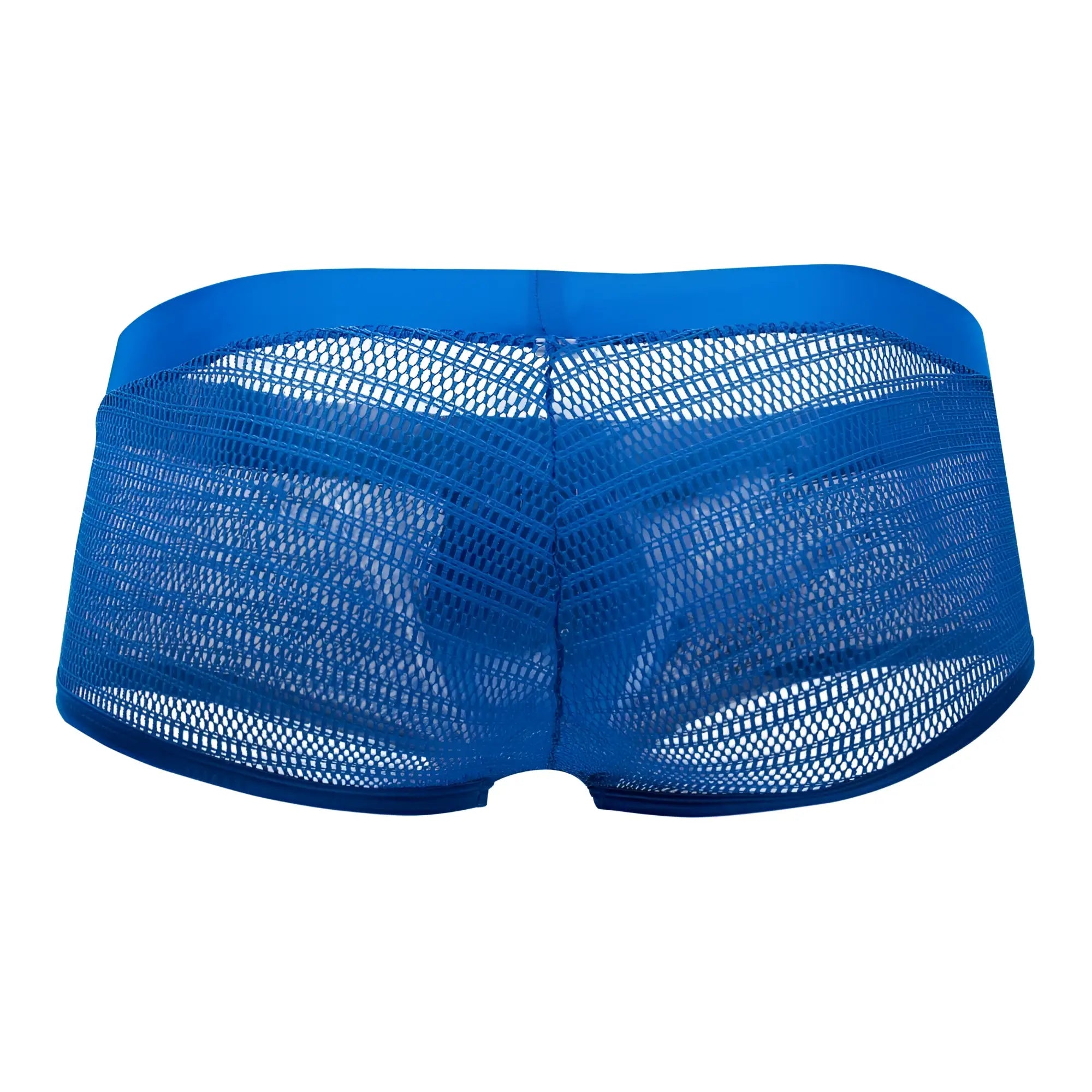 Doreanse 1588-BLU bright blue mesh briefs with solid fabric waistband for comfortable everyday wear