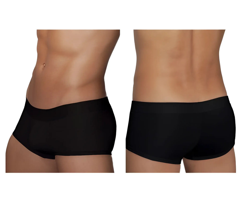 Doreanse 1760-blk low-rise trunk black briefs with smooth form-fitting design for comfortable everyday wear