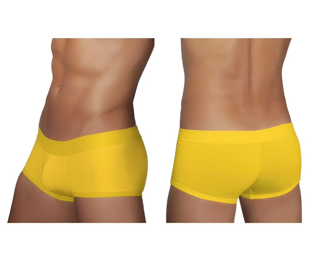 Doreanse 1760-YLW low-rise yellow men’s briefs with smooth, form-fitting design and comfortable fabric