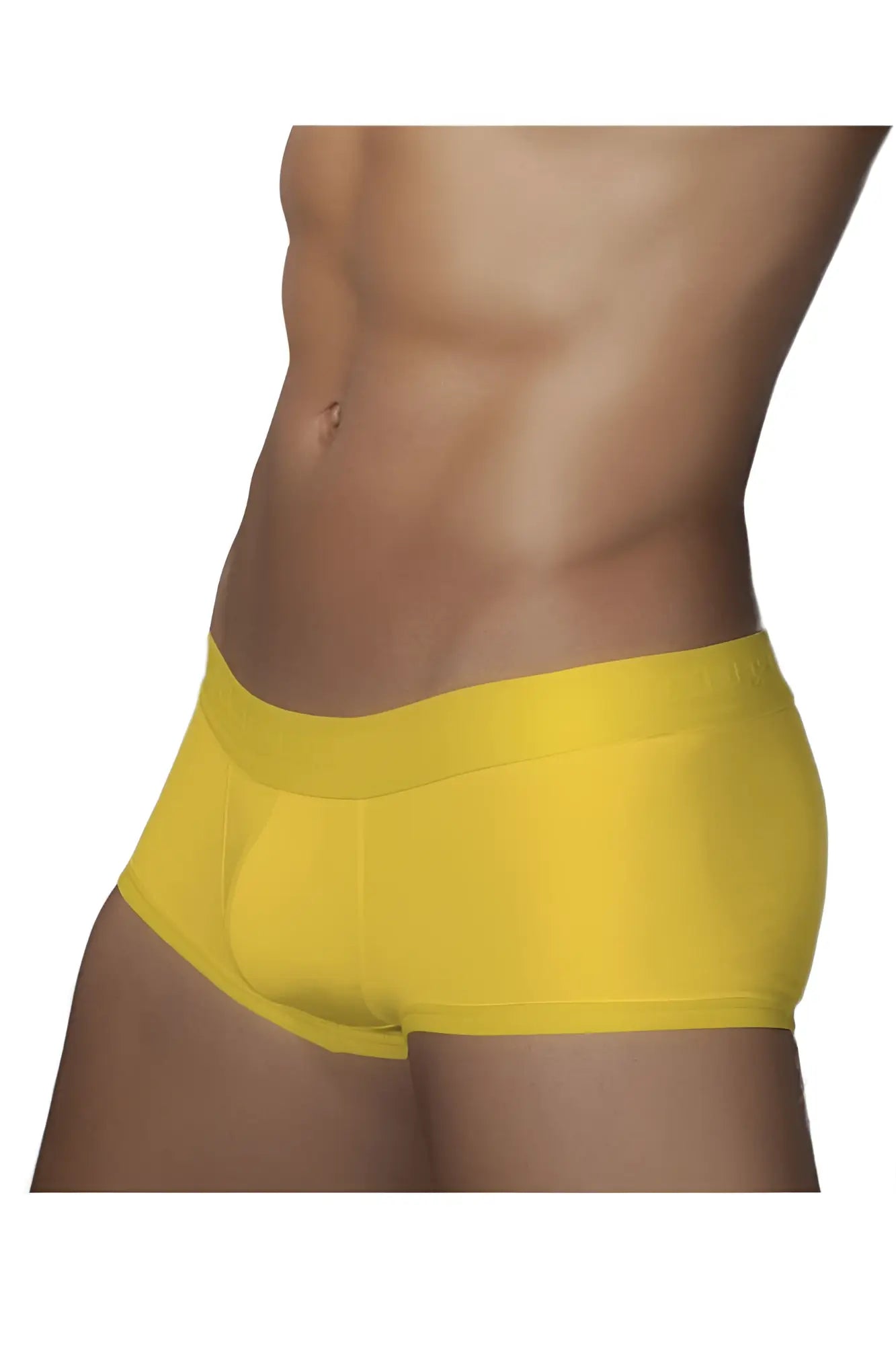 Doreanse 1760-YLW yellow low-rise men’s briefs with smooth fabric and snug fit elastic waistband