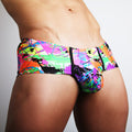 downundergear Men's showstopper - Spray Paint Semi Boxer Brief