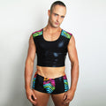 downundergear Men's Activator - Neon Strada Cropped Muscle Tank