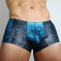 downundergear Men's allnighter - Shattered Glass Panelled Mini Boxer Trunk